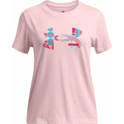 Under Armour UA Big Logo UA Fill SS růžová