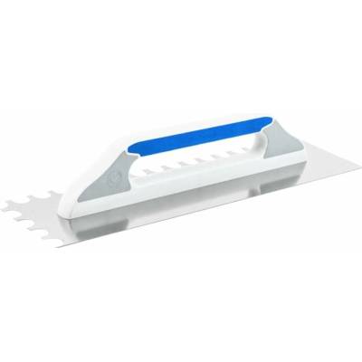 Xtline Hladítko nerez půlkulatý zub 480x130mm gum. ruk. Kubala