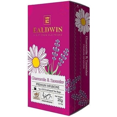 Ealdwin Chamomile Lavender bylinný čaj 20 sáčků