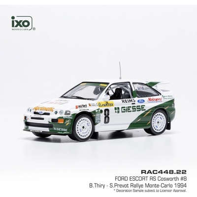Ford Escort RS Cosworth Rallye Monte Carlo 1994 8 Thiry Prevot IXO 1:43