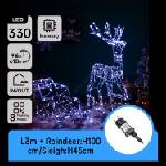 Aigostar Aigostar-LED Външна декорация LED/3, 6W/31/230V 6500K 90/45cm IP44 елен със шейна (AI0558)