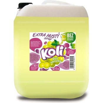 Koli sirup extra hustý bílý hrozen 10 l