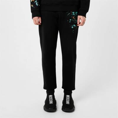 Moschino Анцуг MOSCHINO Men's Closed Hem Fleece Joggers - Black