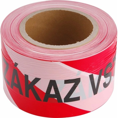 Extol Páska výstražná ZÁKAZ VSTUPU 75 mm x 250 m červeno-bílá 9568