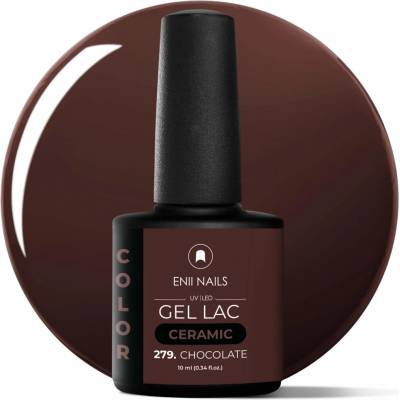 ENII NAILS Gel lak Ceramic 279 Chocolate 10 ml