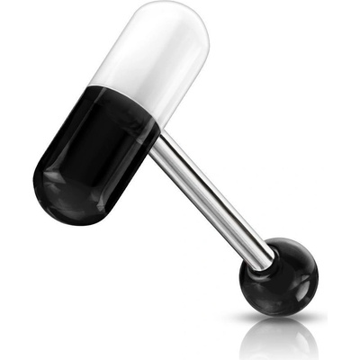 Šperky4U piercing do jazyka kapsle PJ01001-WK