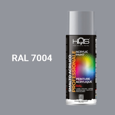 HQS akrylová farba v spreji 400 ml RAL 7004 lesklá
