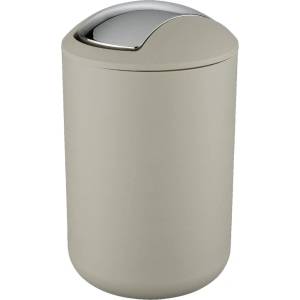 WENKO Кафяво-сиво пластмасово кошче за боклук 6, 5 l Brasil - Wenko (21222100)