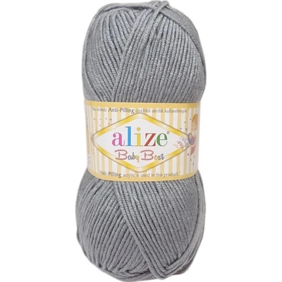 Alize Baby Best 119 tmavá sivá