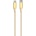 Ttec Кабел ttec - AlumiCable, USB-C/Lightning, 1.5 m, Gold (8694470827667)