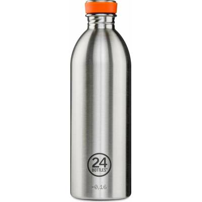 24Bottles Steel Life Urban Bottle Basic 1 l strieborná