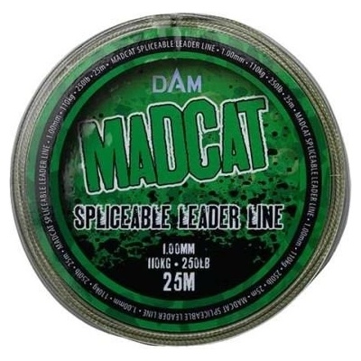 MADCAT Šnúra Spliceable Leader Line 25m 110kg Zelená