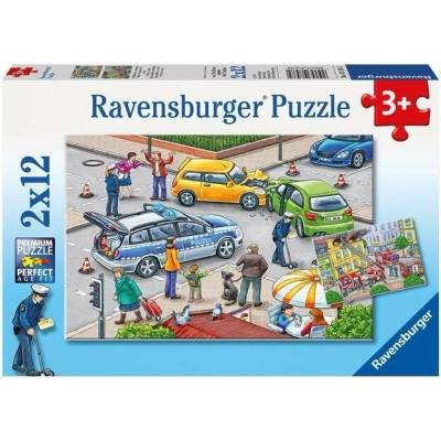 Ravensburger 075782 Záchranné zložky v akcii 2 x 12 dielov