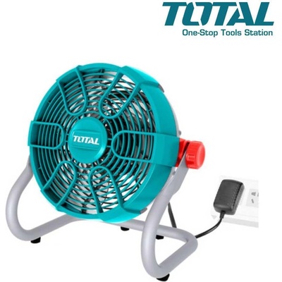 Total tools Вентилатор хибриден, със стойка, 20V / 230V, TOTAL Industrial TFALI2002 (UNI-04456)