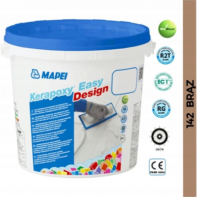 Mapei Kerapoxy Easy Design 3 kg hnědá – Zboží Mobilmania