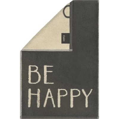 Cawo ručník pro hosty Postcard Towels BE HAPPY 30 x 50 cm