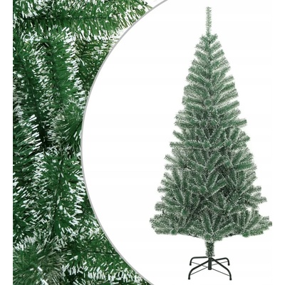 Shumee Umelý vianočný stromček so snehovými vločkami zelený 210 cm