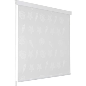vidaXL Ролетна щора за баня, 100x240 см, морски звезди (142860)