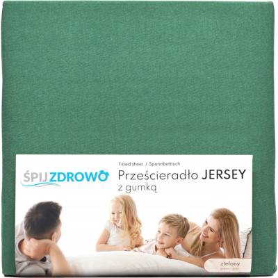 Prostěradlo jersey 100% bavlna s gumou 180x200