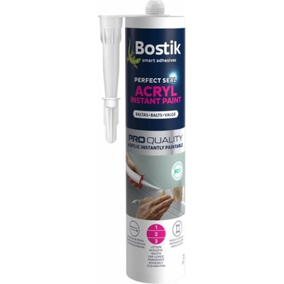 Tmel na akrylové barvy Inst Bostik 280 ml, bílý