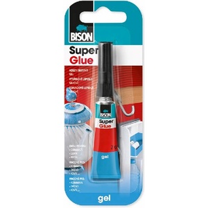 BISON Супер лепило, Bison Super Glue ®, 2гр / гел карта (1232)