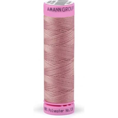 Polyesterové nitě návin 100 m Aspo Amann 1057 Misty Rose