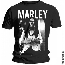 Bob Marley tričko black & white