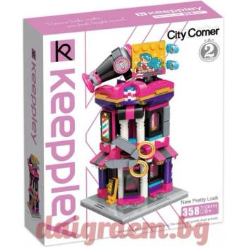 Image 1 of Qman Конструктор qman Фризьорски салон c0111 (qc0111)