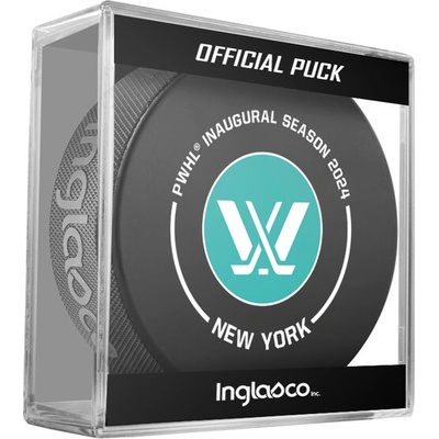Inglasco / Sherwood Puk PWHL New York 2024 Inaugural Season Official Game Hockey Puck
