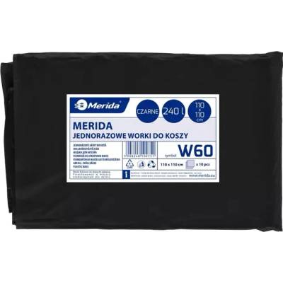 Merida WKC501 Pytle LDPE 50µm 240 l 10ks černé