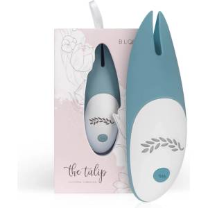 Bloom Tulip - вибриращ клиторен стимулатор с акумулатор, силикон, тюркоаз
