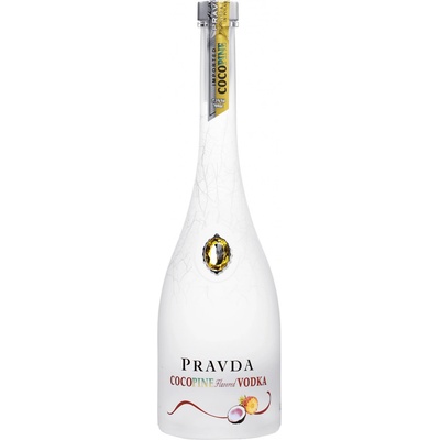 Pravda Vodka CocoPine 37,5% 0,7 l (čistá fľaša)