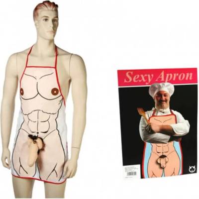 Кухненска престилка с плюшен пенис - Kitchen Apron (OOTB000006)
