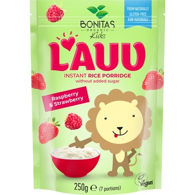 BONITAS Bio Ryžová s malinami a jahodami 250 g