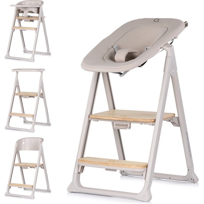 Chipolino Столче за хранене 4 в 1 Chipolino - Quatro, светлобежово (STHQU02603CA)