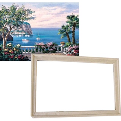 Gaira Malování podle čísel Terasa nad přístavem