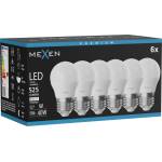 Mexen Nova 6x LED крушка E27, G45, 5W, Неутрална - 4000K, 525 lm - L101-E27-0540-01x06 (L101-E27-0540-01x06)