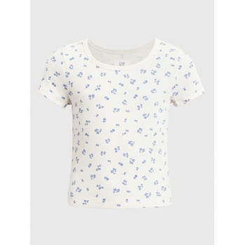 GAP Детска тениска с вафлена шарка GAP GAP | Bezhov | Момичешки | 18/20