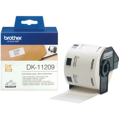 Samolepiace etikety Brother DK-11209 29 x 62 mm adresné malé biele