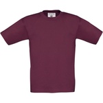 B&C Collection B&c exact 150 kids / Детска тениска с къс ръкав - бордо 104 (01030037061)