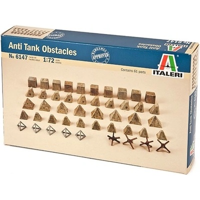 Italeri Model Kit doplňky 6147 Anti tank obstacles 33-6147 1:72