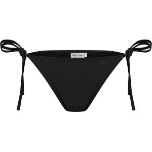 Jack Wills Women's Embroidered Tie Side Bikini Bottoms - Black