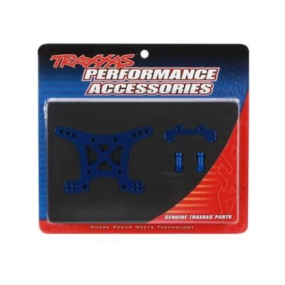 Traxxas предна алуминиева кула за амортисьори синя