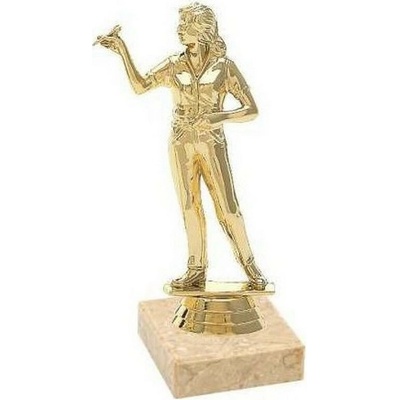 Šípkarská trofej hráčka 15cm vysoká