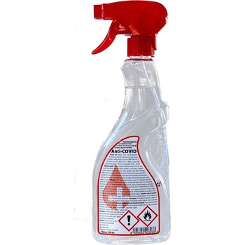 DF Partner Anti-Covid dezinfekčný prípravok na dezinfekcia rúk a povrchov rozprašovač 500 ml