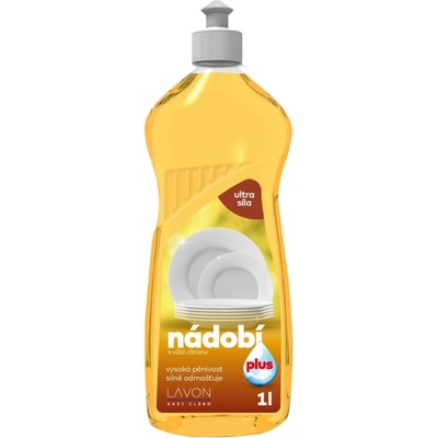Lavon Lemon Plus prostředek na mytí nádobí 1 l
