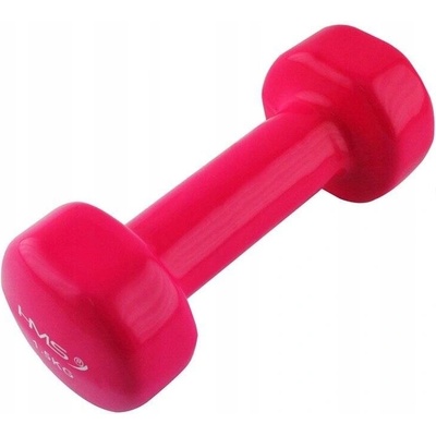 HMS liatinová jednoručka potiahnutá vinylom na cvičenie fitness 1,5 kg