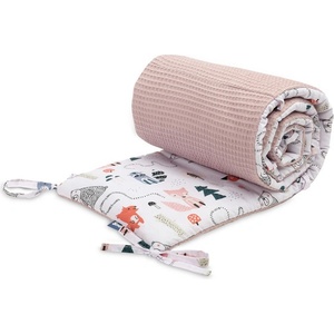  Обиколник За Детска Кошара Waffle Fox Pink