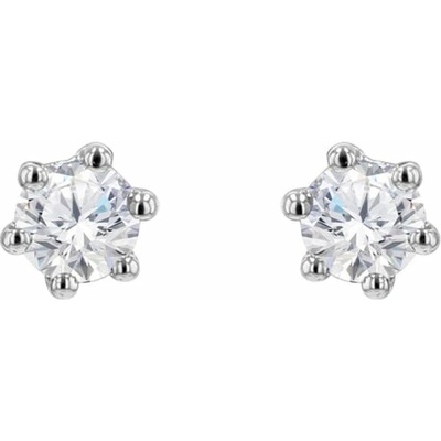 Eppi Minimalistické náušnice s diamanty Jayne E43803