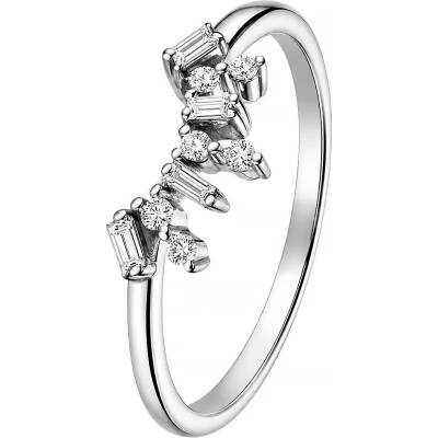 Zlaton Prsten bílé zlato moderní s diamantem 000442411235